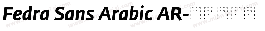 Fedra Sans Arabic AR字体转换